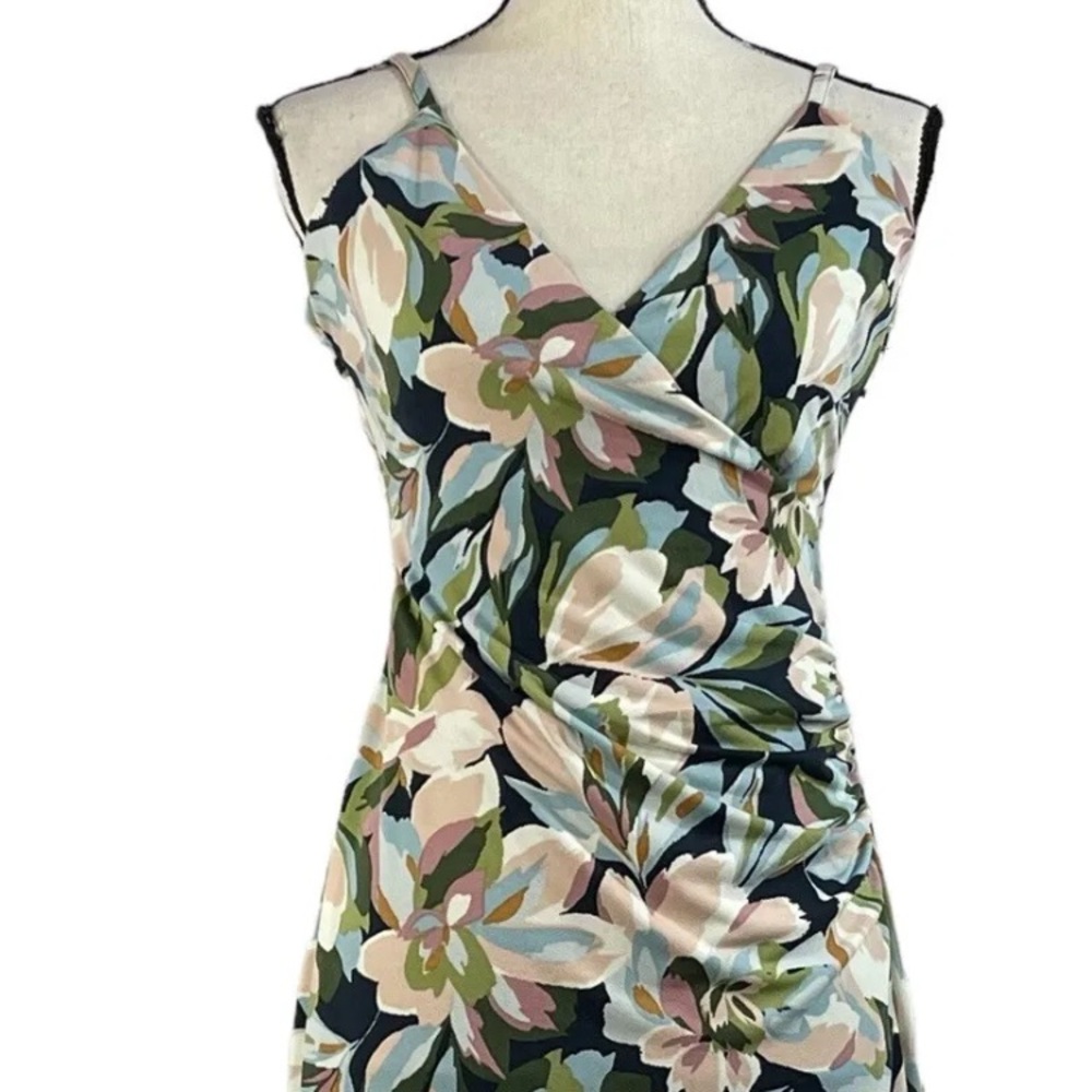 NWT Joie sheath black floral print dress